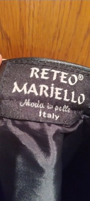 Красивая кожаная юбка италия