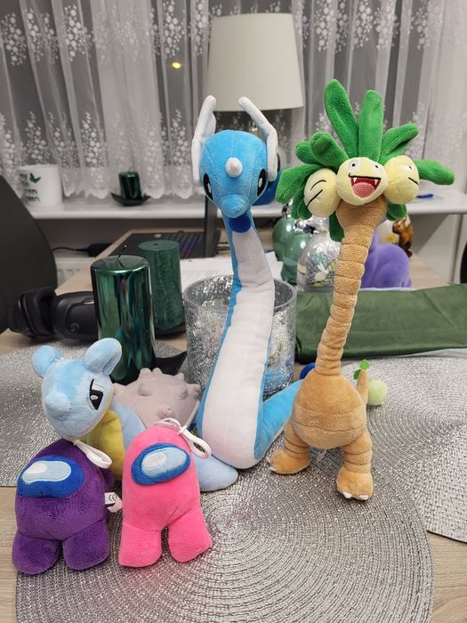 Pokemon Go Exeggutor Dragonair Lapras Among Us 11cm Pluszak Maskotka