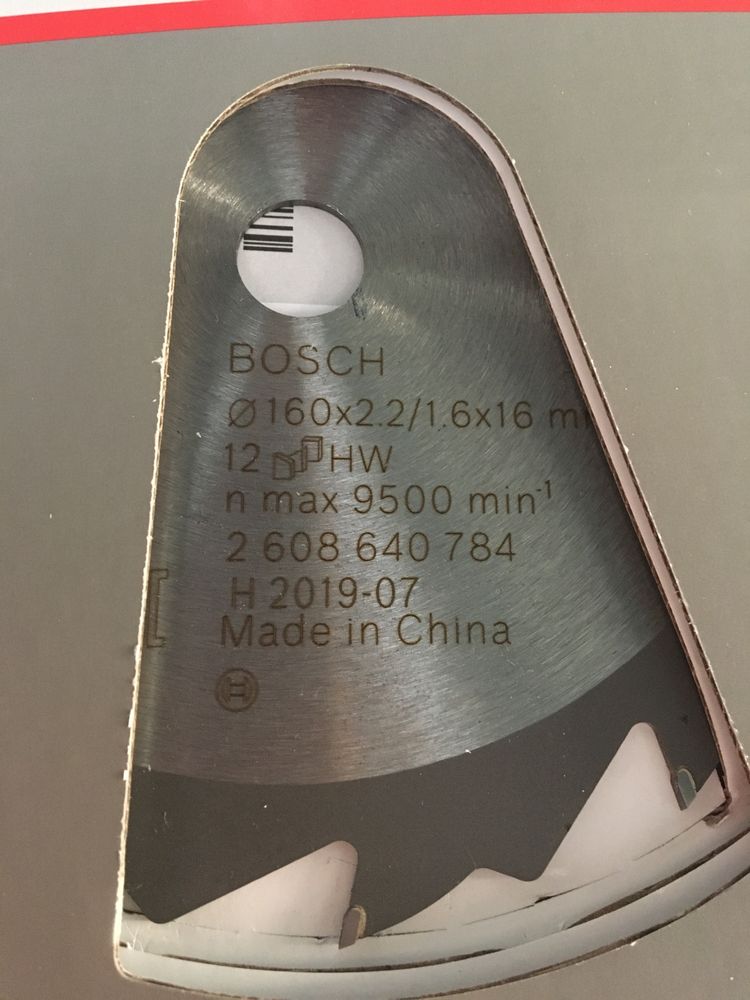 Piła Tarcza tnąca z węglików spiekanych Bosch 160 x 2,2/1,6 x 16mm