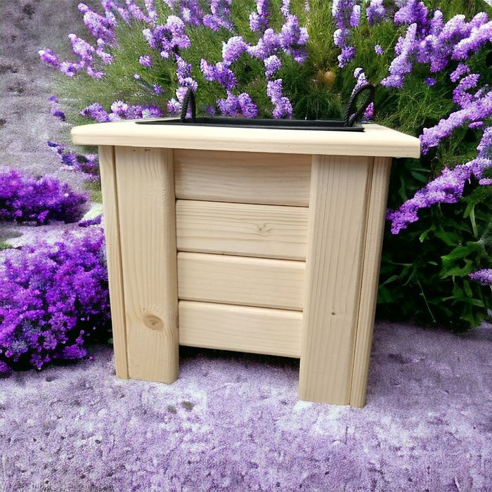 Drewniana donica ogrodowa, taras, balkon, ogródek, działka