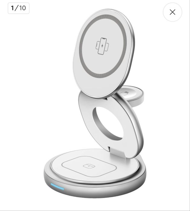 Безпровідна зарядка Gelius Foldy 3в1 15W