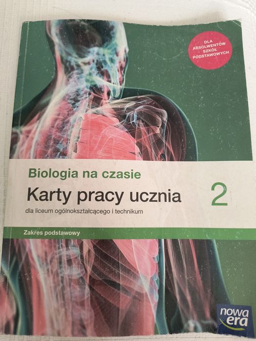 Biologia na czasie karty pracy klasa 2 zakres podstawowy