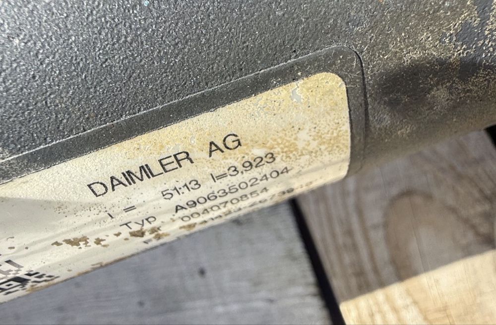 Мост для спринтера 906.   51:13 .