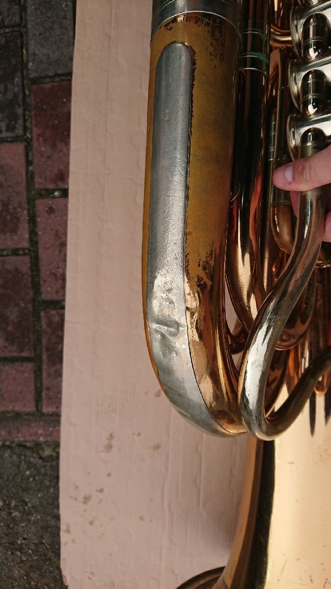 Tuba Bb Musica Steyr Austria Cerveny