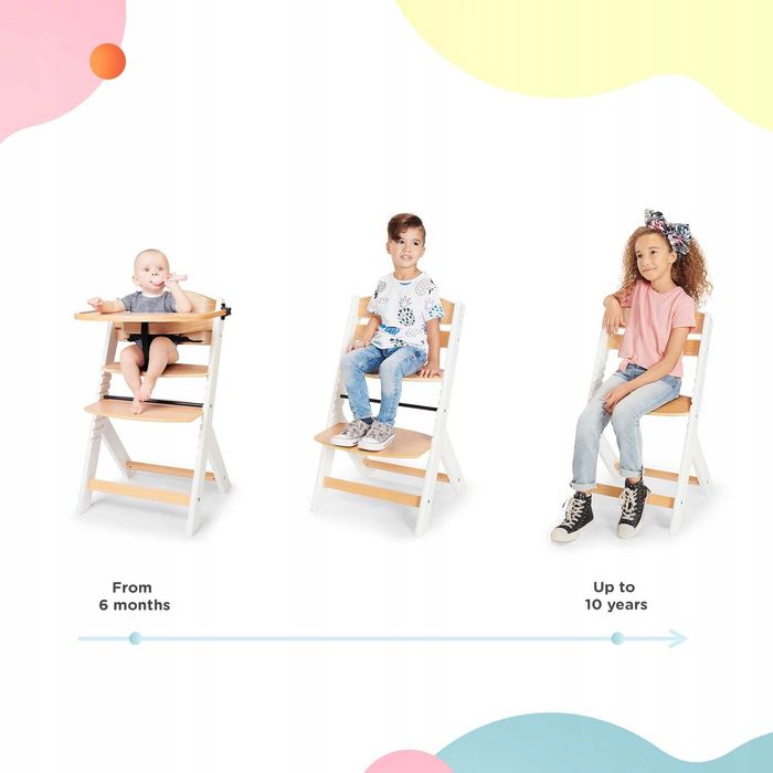Стільчик для годування Kinderkraft Enock FULL  2 кольора