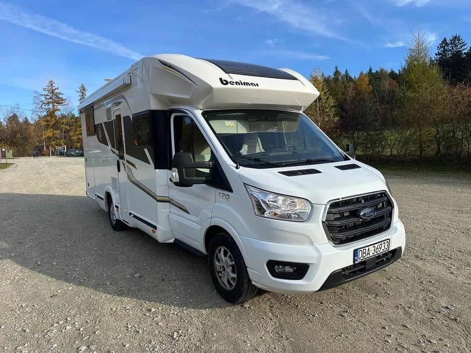 Ford Tessoro 463/ Benimar 8  Kamper Ford Beniram Tessoro 463, 2022, 20 tyś,prywatny,doposażony,zima