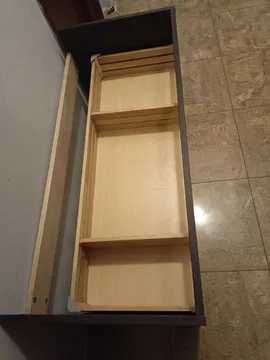 Ikea, szafka wisząca pod umywalkę 100cm,połysk