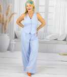Elegancki komplet spodnie i kamizelka garnitur New Collection