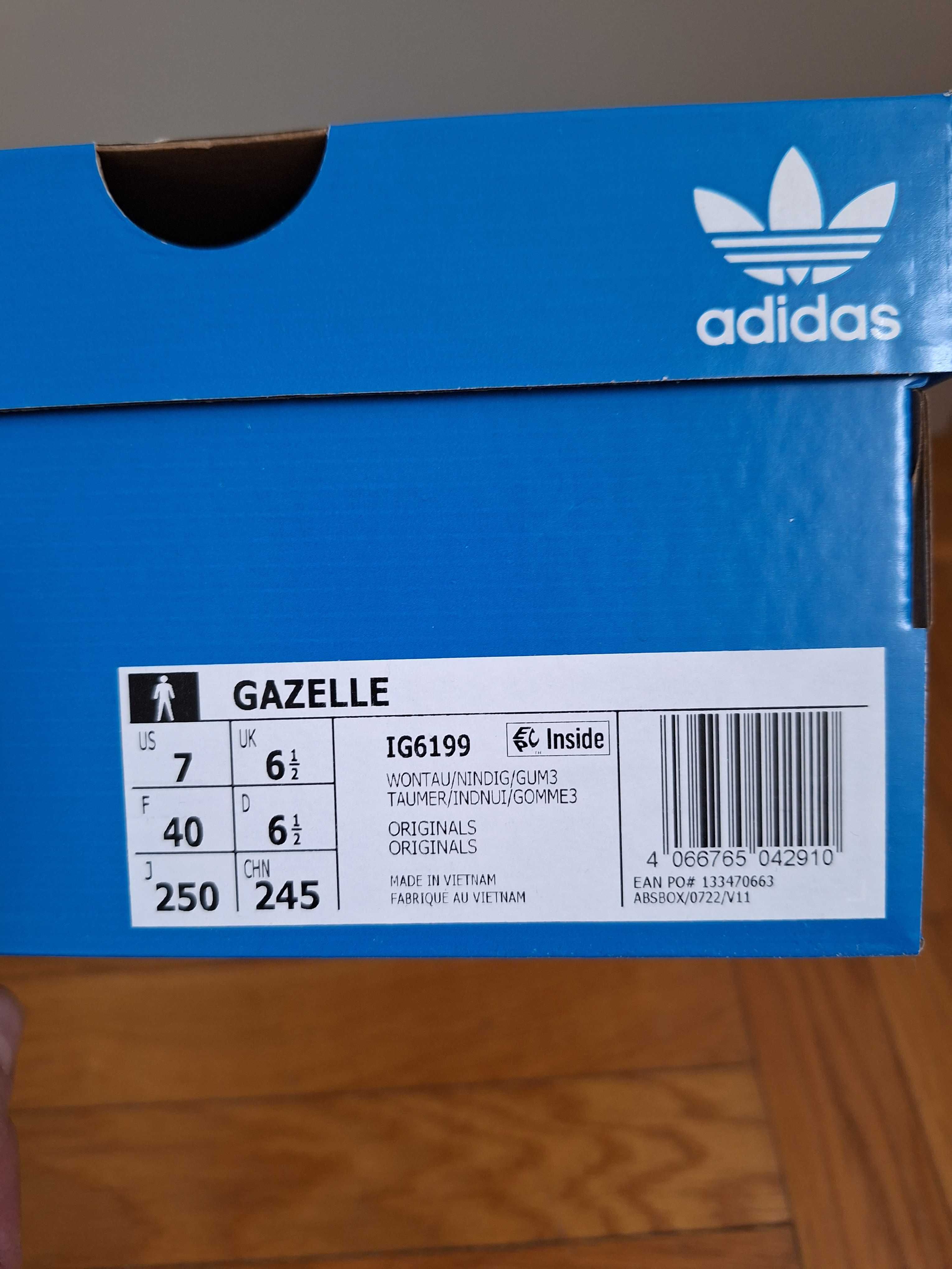 Sneakersy Adidas Gazelle Wonder Taupe 40 nowe tenisówki gazele