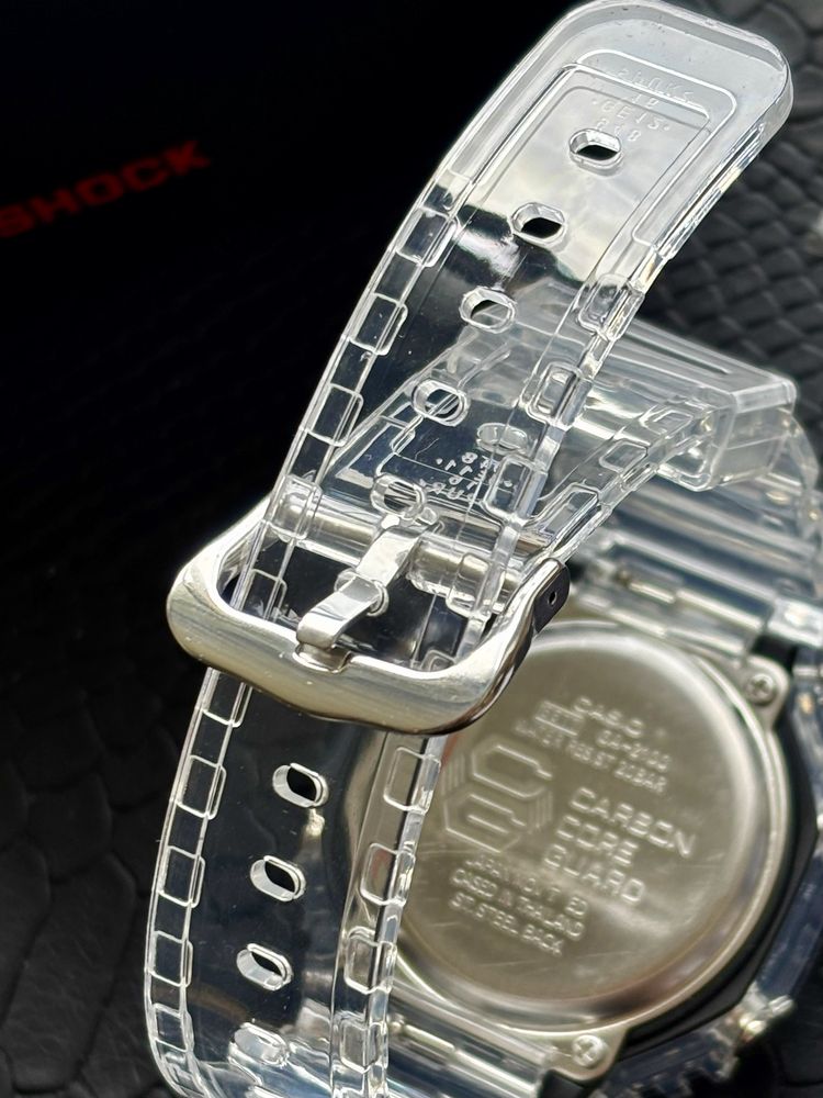 Casio GA-2100 Skeleton Transparent • Nowy • Pudełko