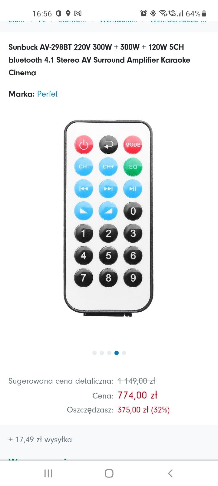 Wzmacniacz soundbar