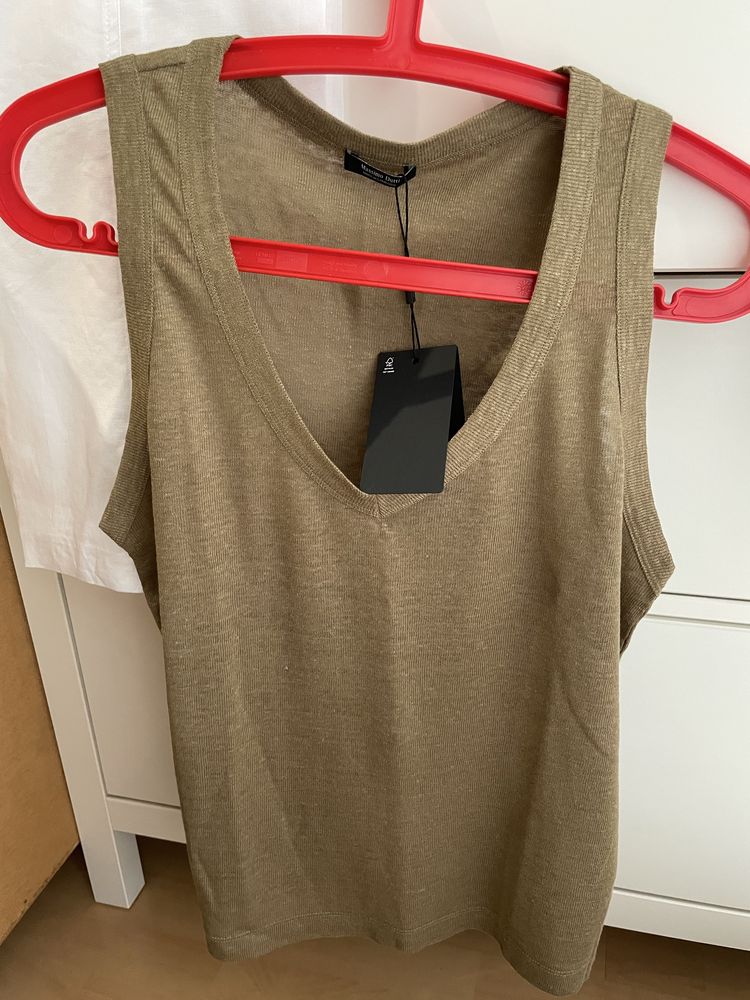100% len - koszulka Massimo Dutti S/M