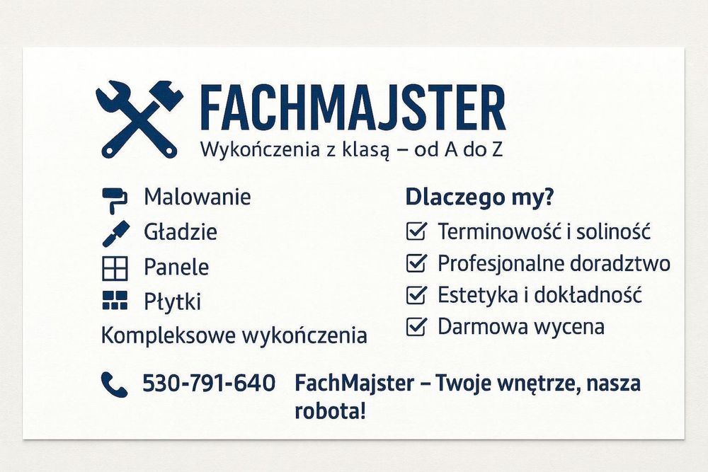 Uslugi remontowo budowlane Termin na Grudzien i Styczen