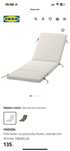 Pokrowiec lezaka ikea Froson