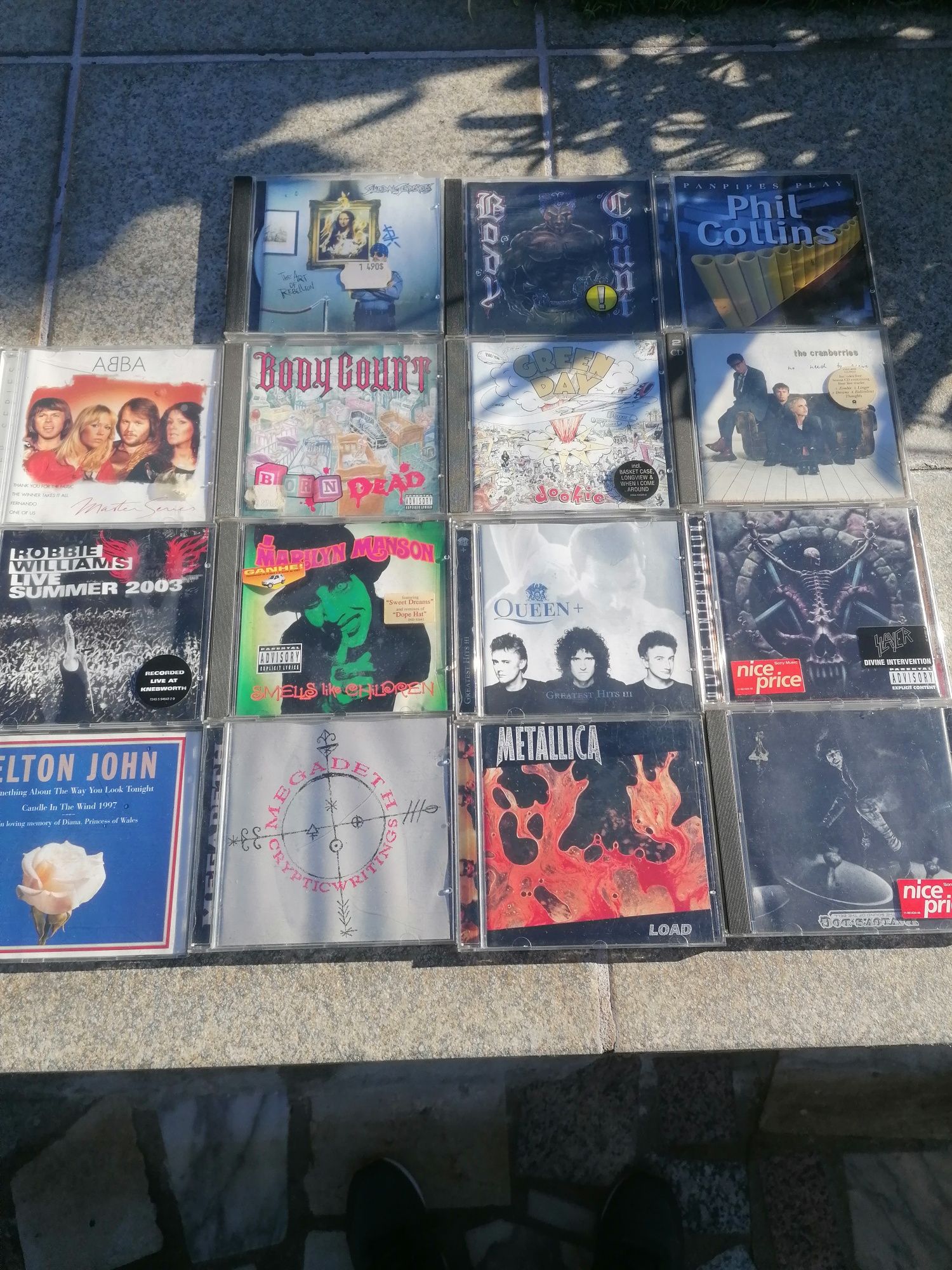 Cds Metallica, Queen, Megadeth,Marilyn Manson