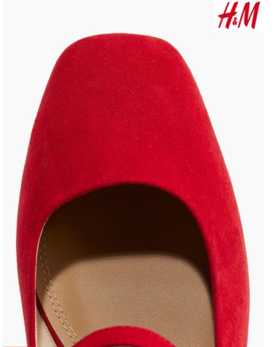 Балетки H&M червоні