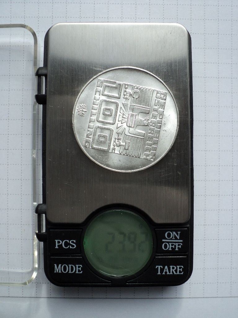 Austria 100 szylingów 1975 (1976), srebrna moneta AG