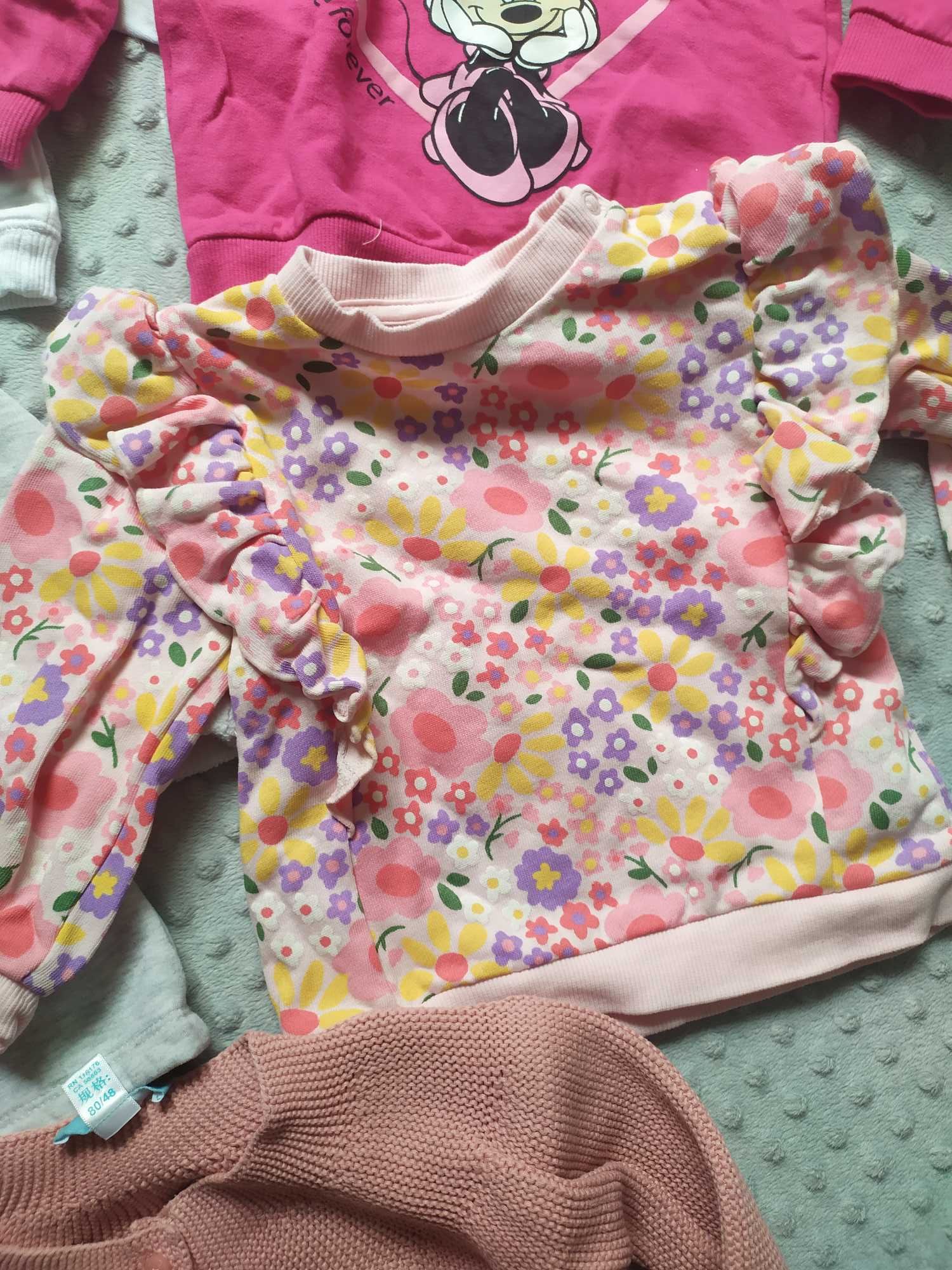 Bluzy dziewczęce H&M Lupilu Disney baby 80