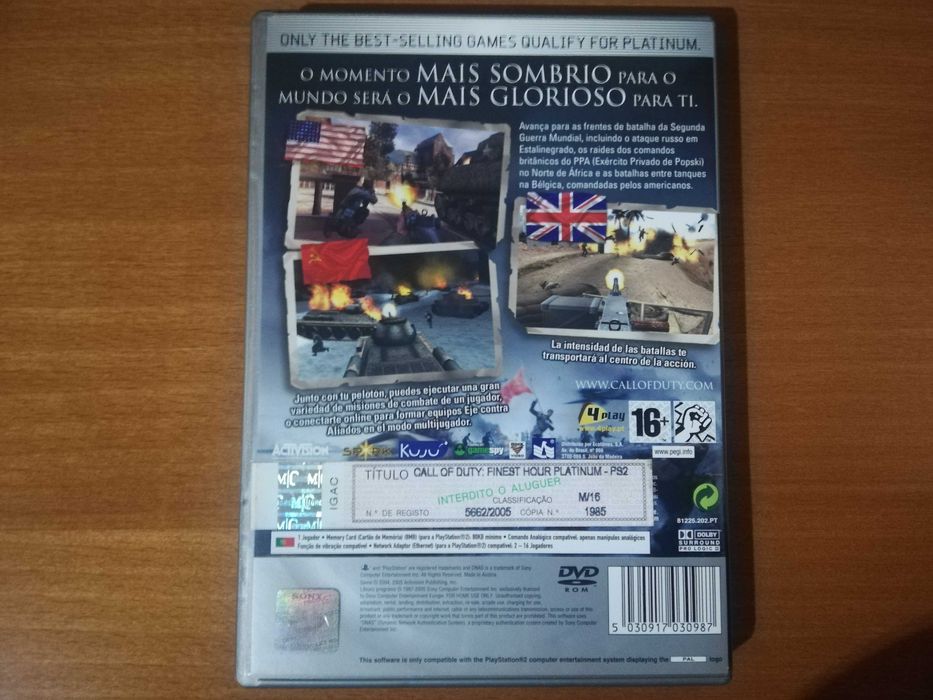 Call of Duty: Finest Hour [PS2] - Completo
