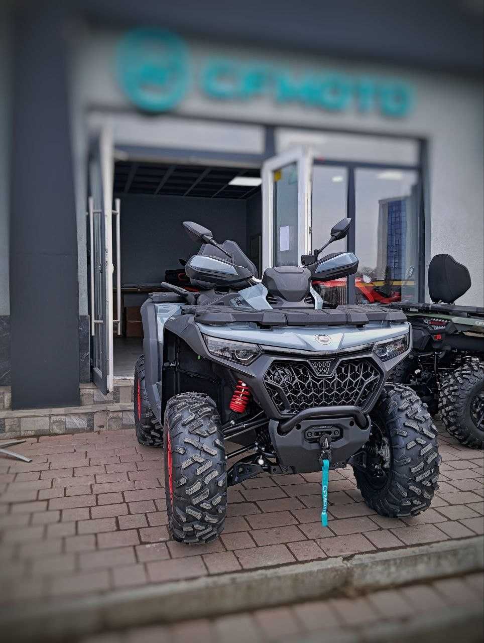 Квадроцикл CFMOTO CFORCE 850 Touring Tundra Grey+ Red Premium
