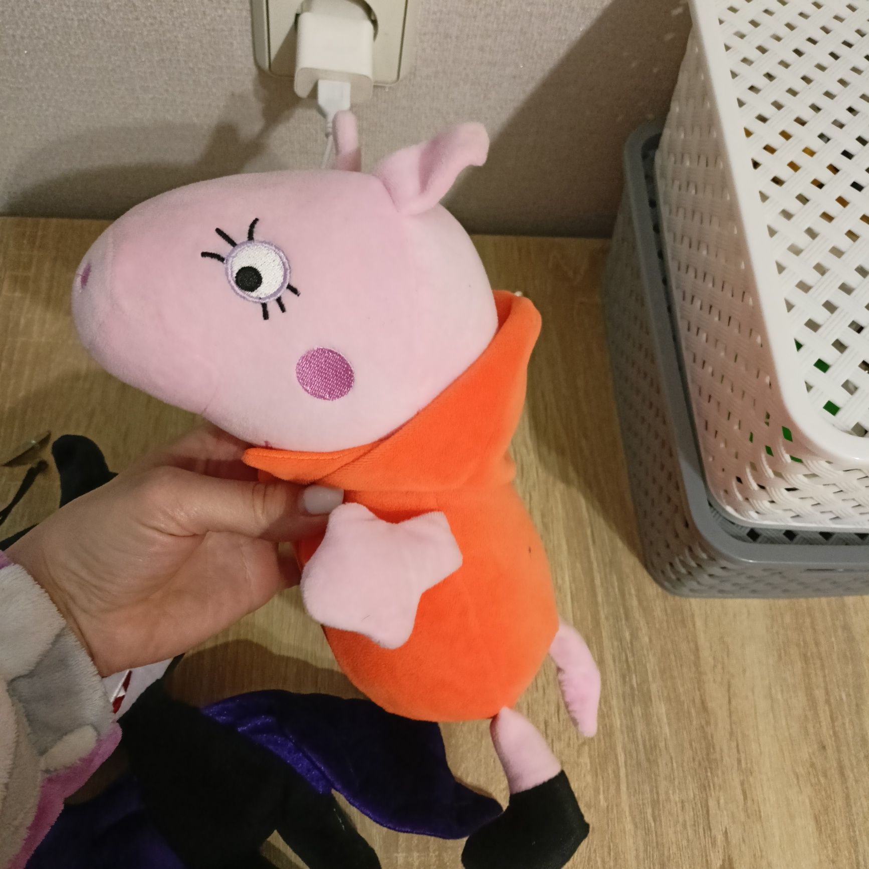 М'які іграшки пепа і кажан,мягкая игрушка летучая мышь и свинка пепа