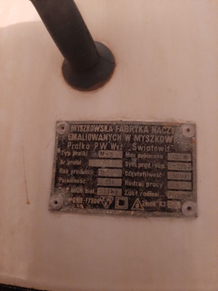 Pralka wirnikowa Światowid duża sprawna