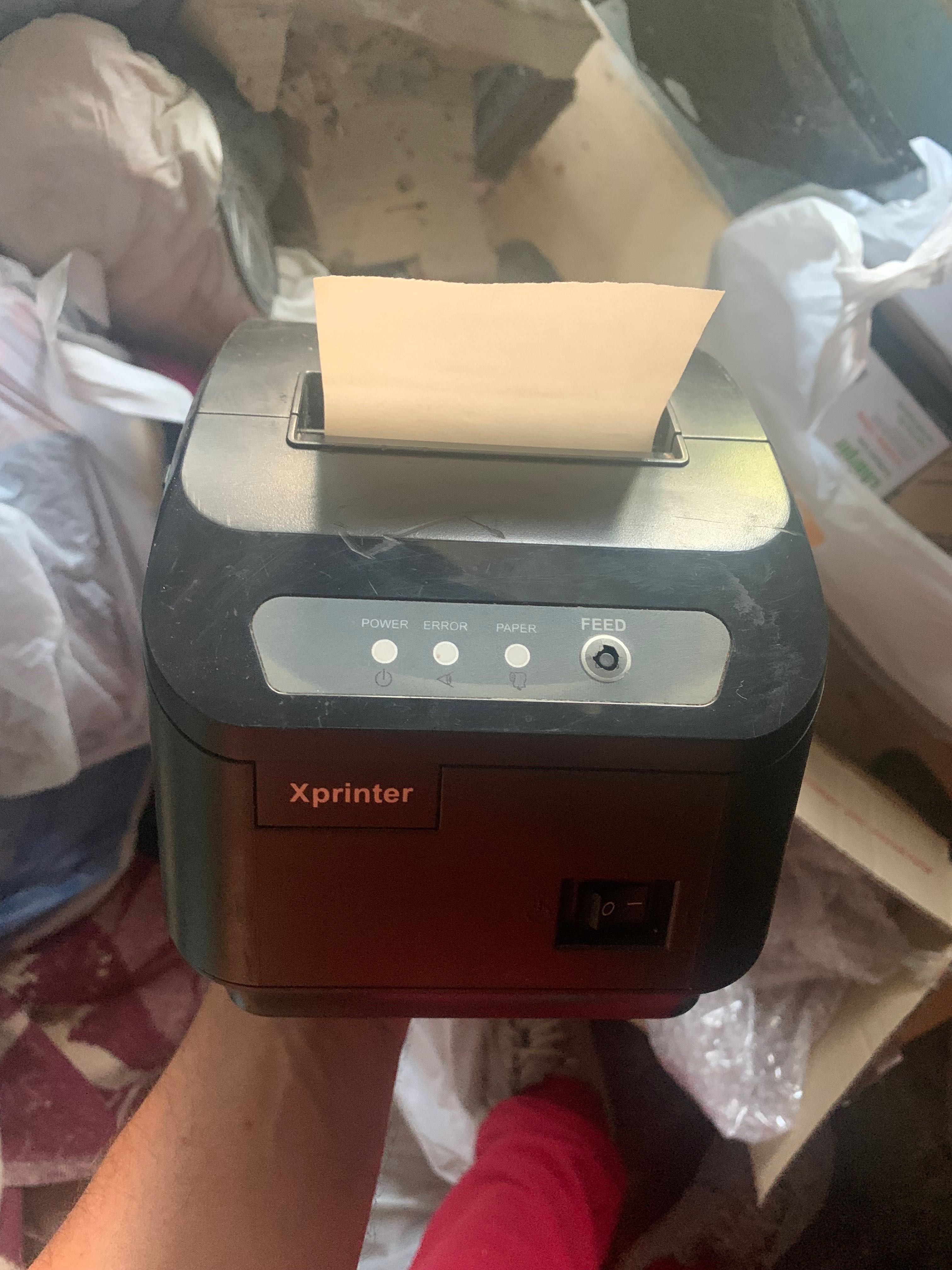 Принтер чеків термопринтер Xprinter xp q200 LAN 80mm