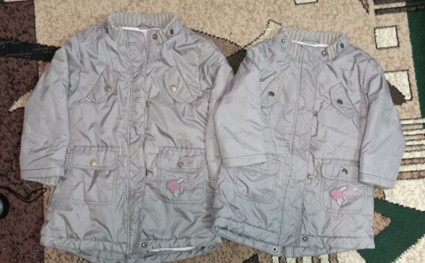 Курточки для двойни next f&f куртка,парка,дождевик