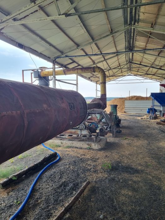 Suszarnia do trocin, zrąbki o dużej wydajności 1t/h na paliwo stałe