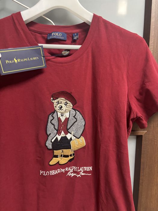 Polo Ralph Lauren bordowa koszulka 2xl niwa