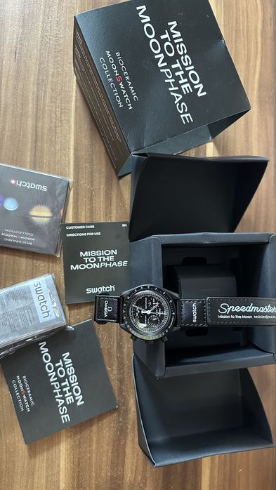 Часы кварцевые Blancpain + Swatch и Omega+Swatch