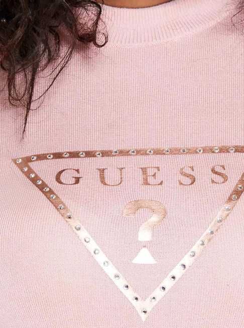 GUESS Oryginalny Sweterek Sweter Bluza Bluzka Rose Gold Rozowe Zloto