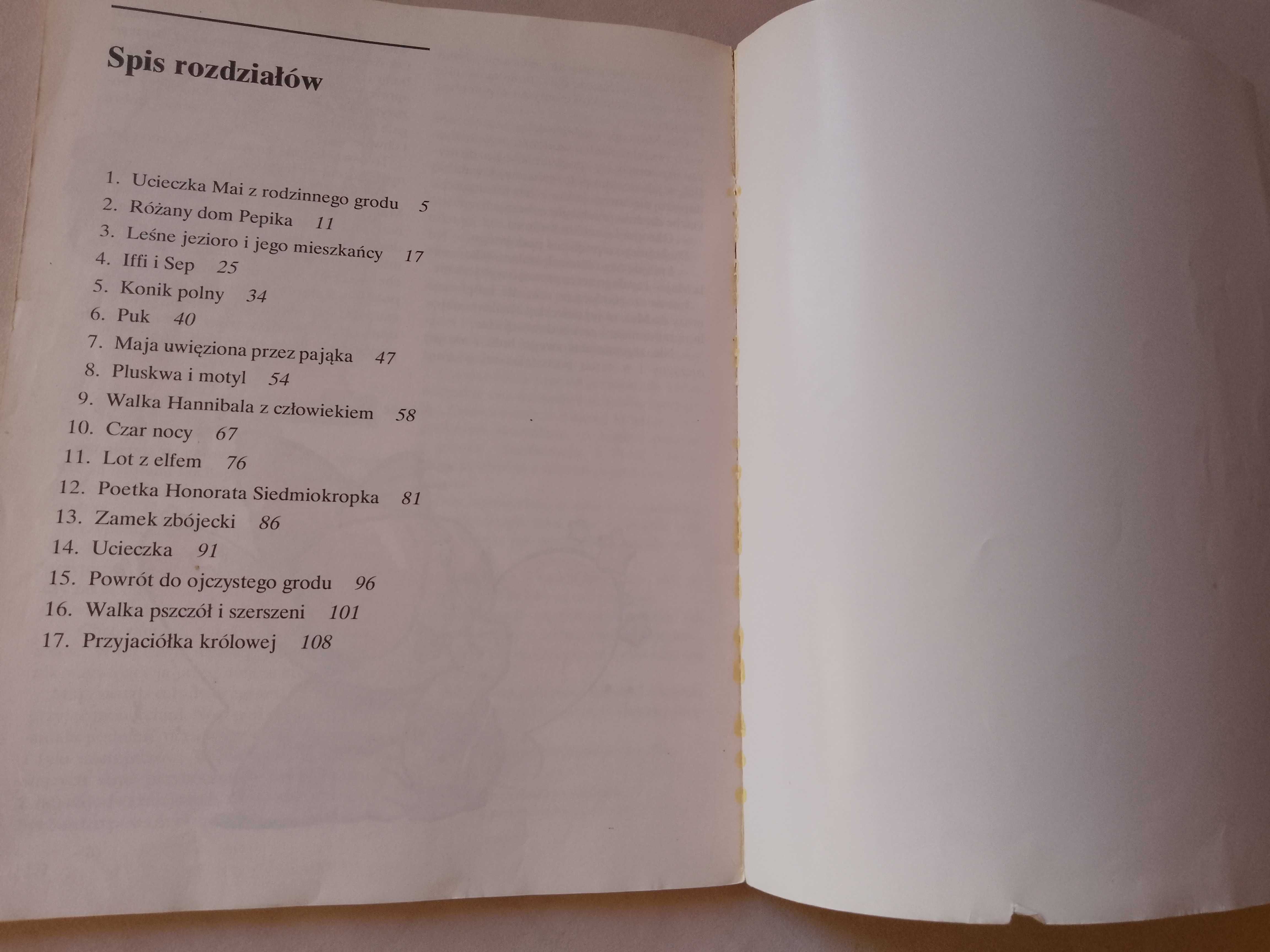 Waldemar Bonsels "Pszczółka Maja i jej przygody" 1981