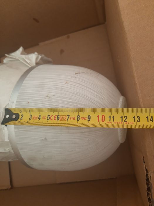 5 x kloszy wykonanych z grubego szkła