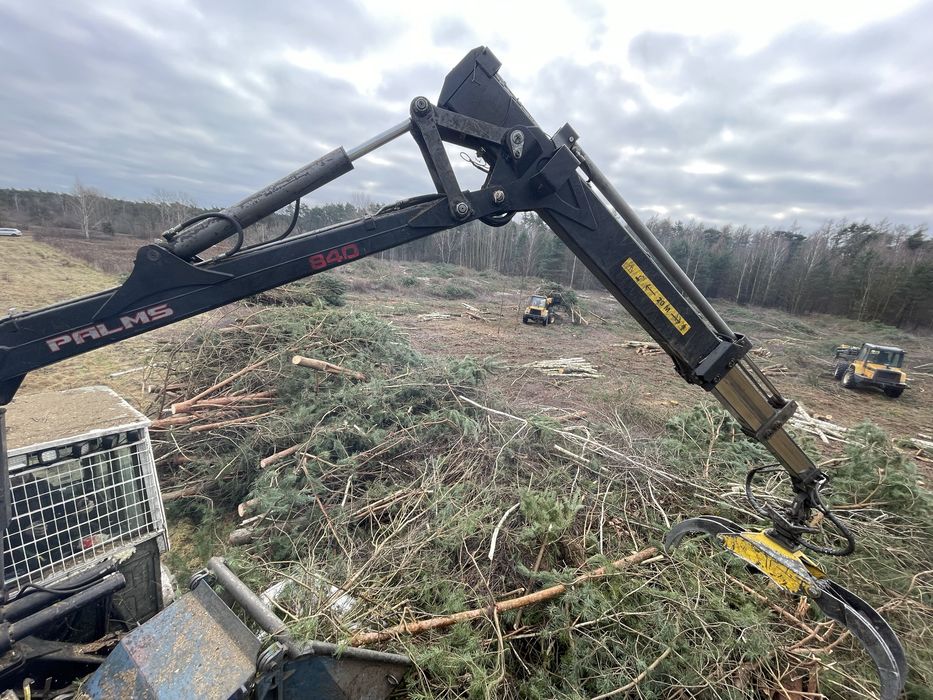 Karczowanie Frezowanie Mulczer Rębak Koparka czyszczenie działek