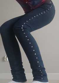 Calvin Klein S M 28 32 jeansy spodnie jeansowe granatowe