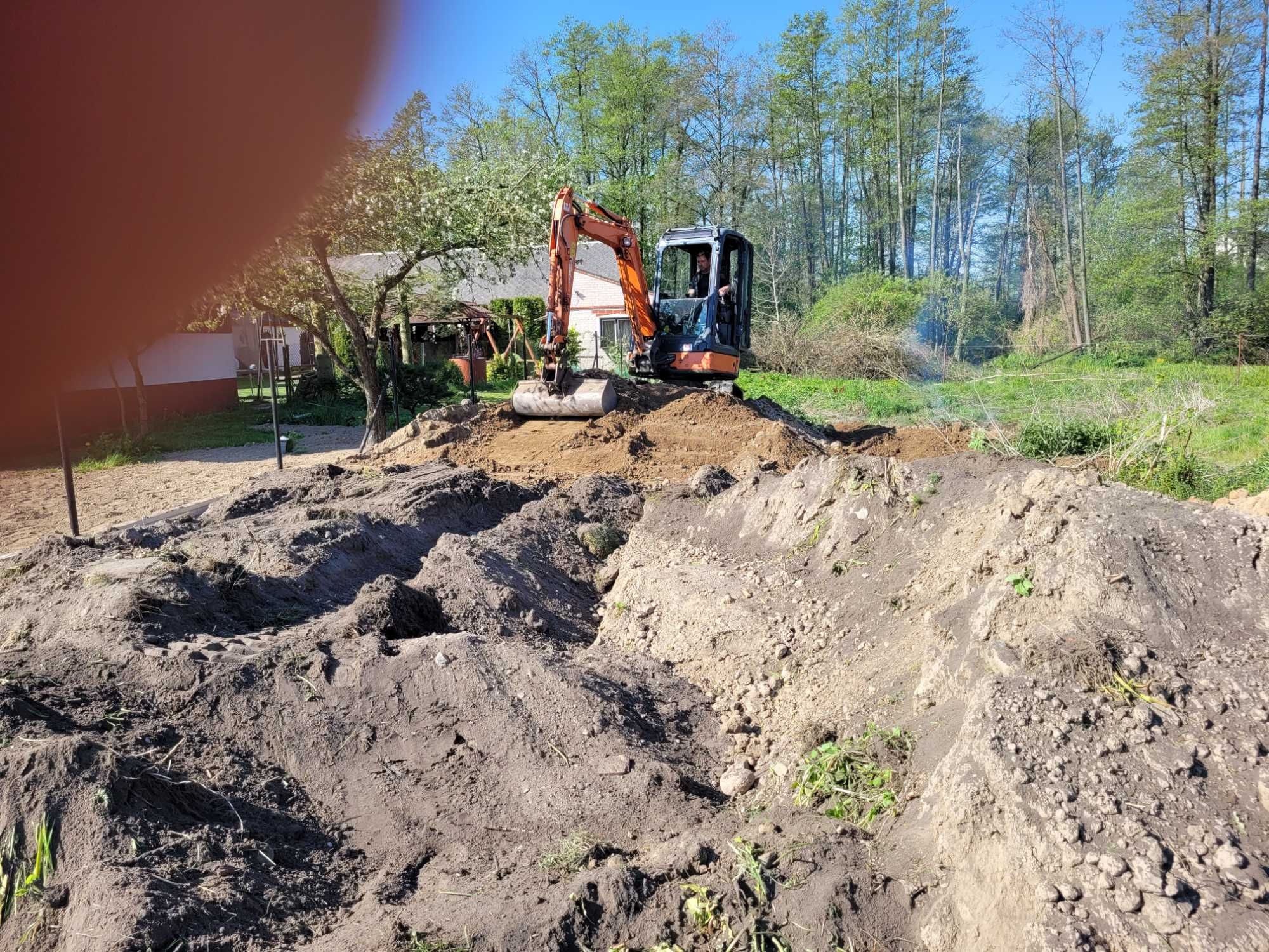 Usługi koparką i wywrotką