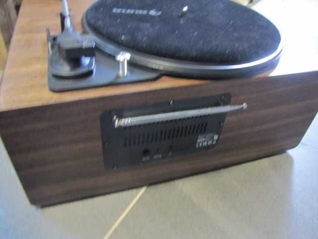 Radio internetowe gramofon DAB+ UKF USB 40W styl retro AUNA drewno