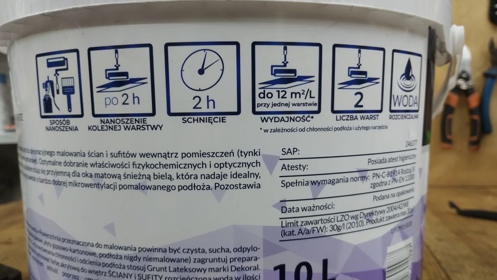 Farba Decoral Ściany i sufity