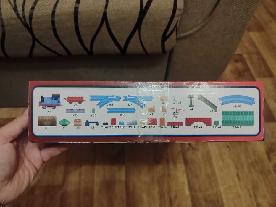 Детский конструктор железная дорога