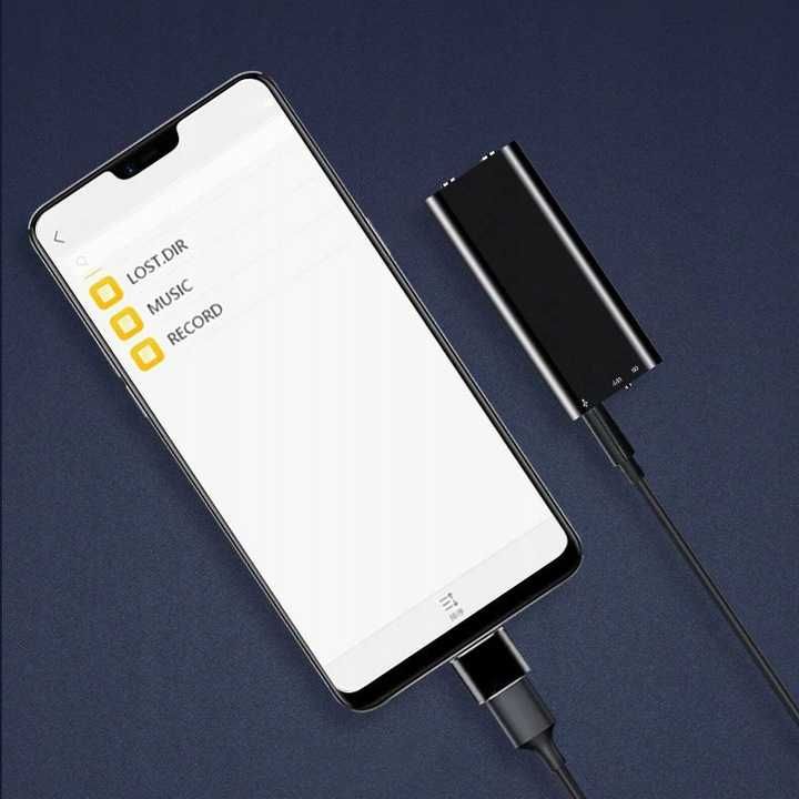 Podsłuch Szpiegowski Pluskwa Mały Dyktafon 16 GB Detekcja Głos 2 TRYBY