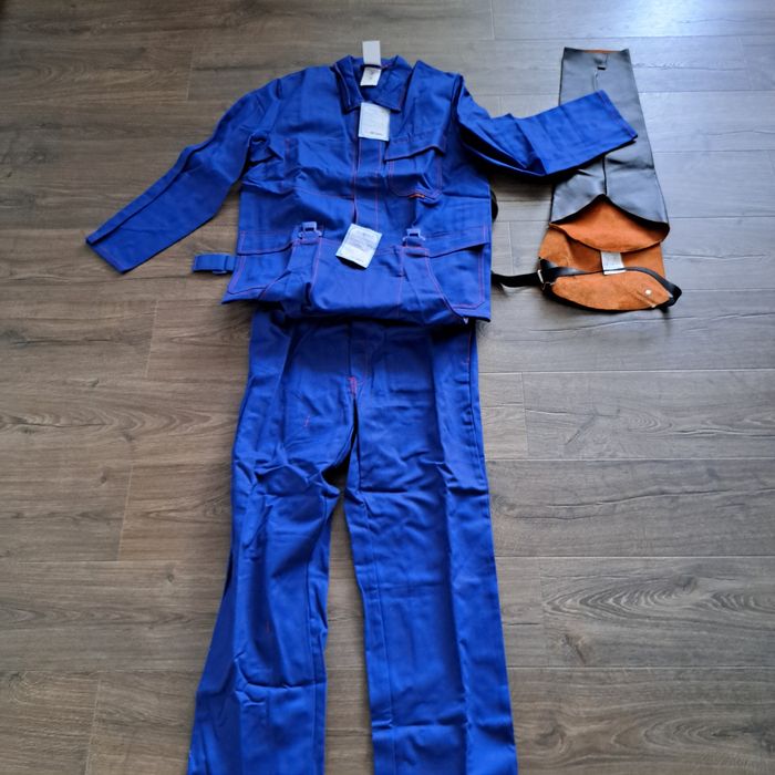 Ubranie spawalnicze + rekaw skórzany