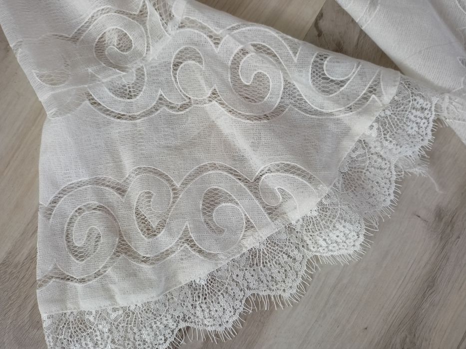 Śliczna sukienka biała styl boho komunia wesele