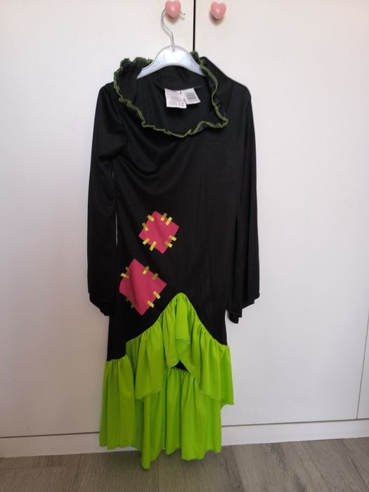 Vestido Halloween - fantasia de bruxa