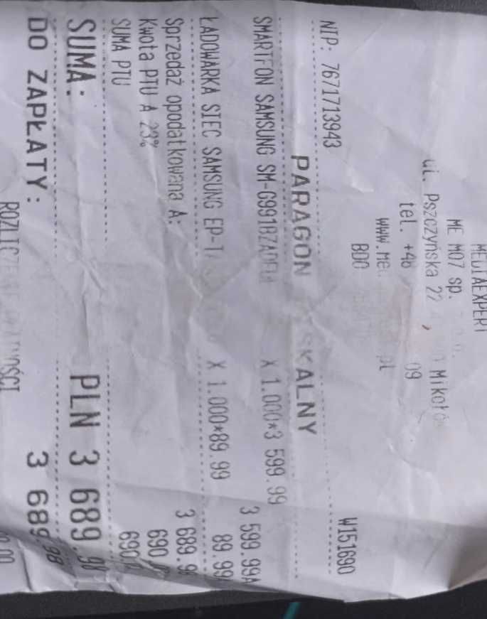 Samsung s21 5G - Wymiana na Iphone