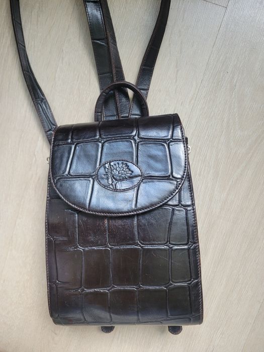 Вінтажна сумка-рюкзак Mulberry - оригінал натуршкіра