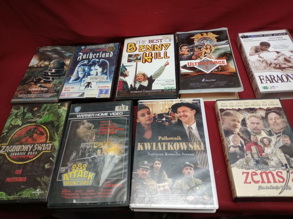 Kasety VHS różne polskie zagraniczne