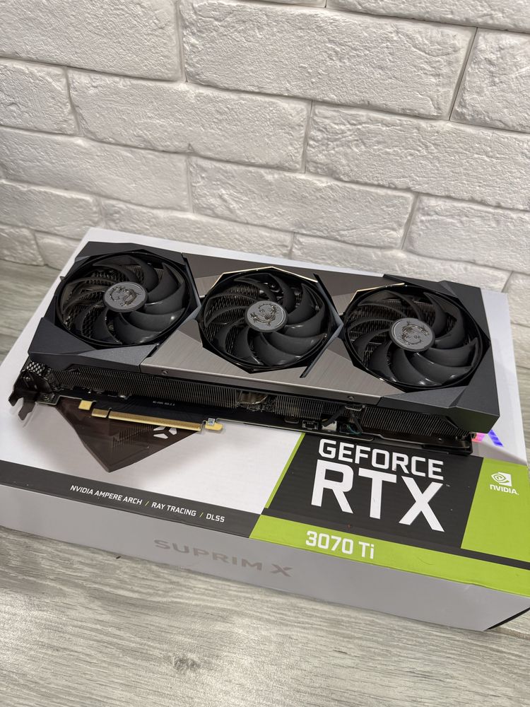 MSI Suprim X RTX 3070 Ti OC 8GB w idealnym stanie!
