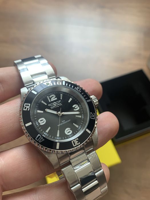 Чоловічий годинник Invicta Pro Diver - 46 мм, сталь (47160)