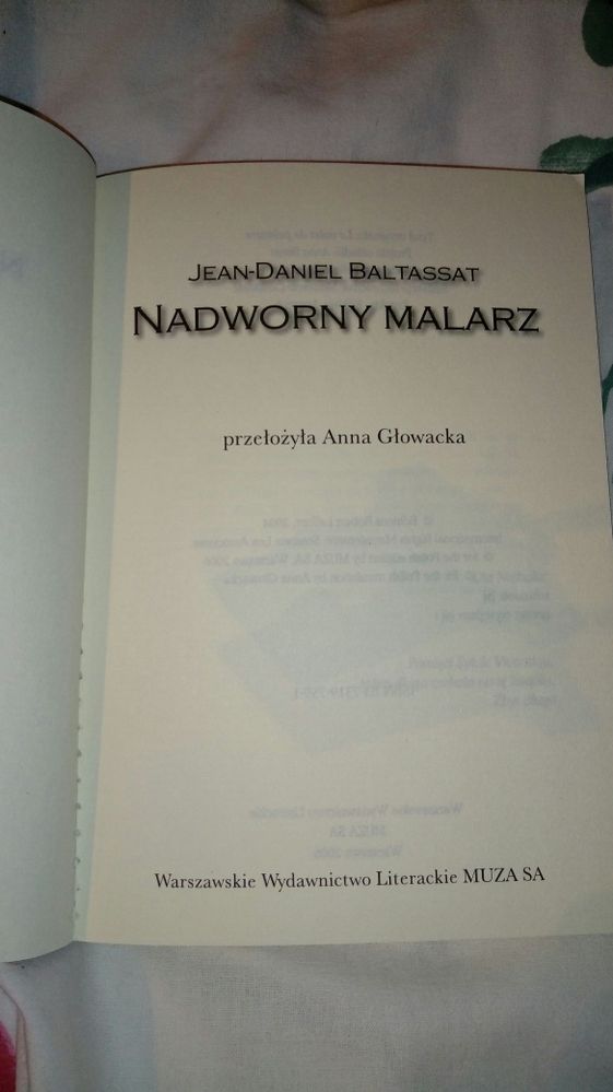 Nadworny malarz. Jean-Daniel Baltassat